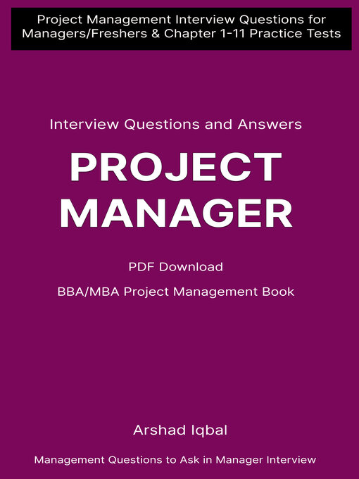 Title details for Project Management Important Questions and Answers PDF by Arshad Iqbal - Available